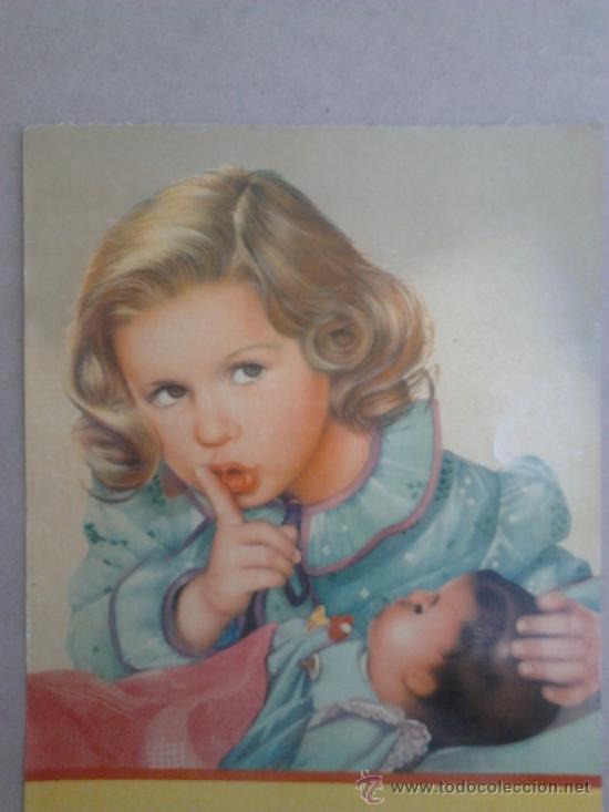 Art: Lamina antigua de 30,5 X 24 cms,ni&ntilde;os