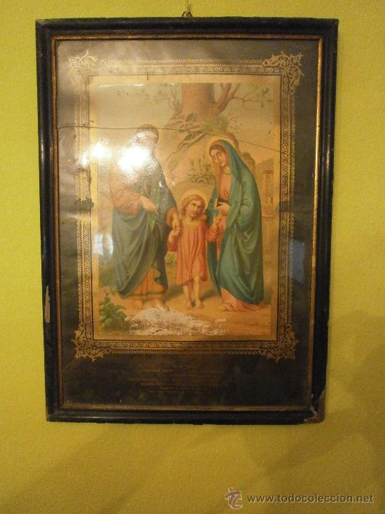 Kunst: ANTIGUO CUADRO RELIGIOSO