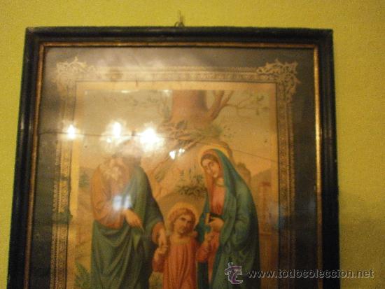 Arte: ANTIGUO CUADRO RELIGIOSO - Foto 2