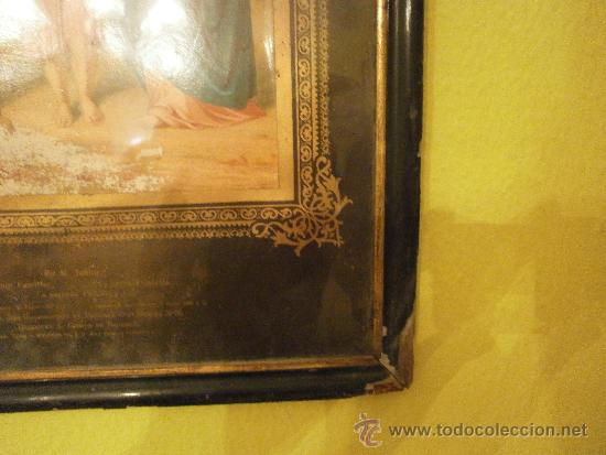 Arte: ANTIGUO CUADRO RELIGIOSO - Foto 5