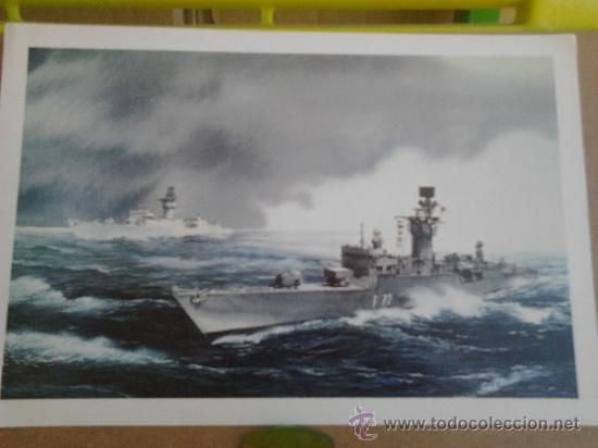 Art: Lamina de barcos antiguos de 24 x 16 cms.