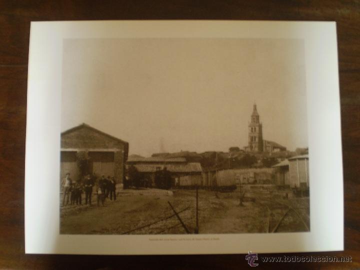 Art: LAMINA ESTACION DEL {TREN BURRA} CON LA TORRE DE SANTA MARIA AL FONDO