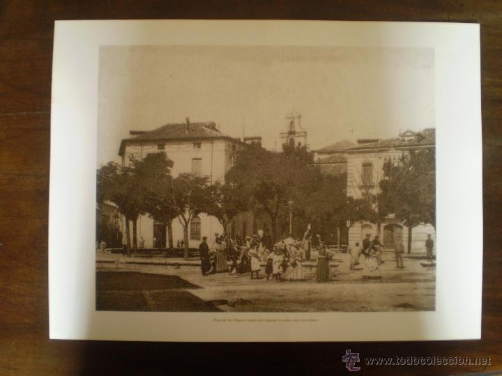 Art: LAMINA PLAZA DE SAN MIGUEL,CUANDO AUN JUGABAN LOS NI&Ntilde;OS ENTRE SUS ARBOLES