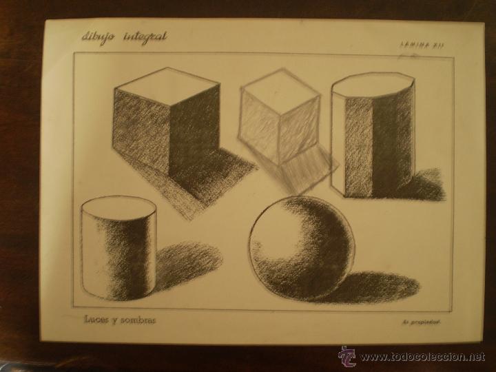 Kunst: DIBUJO INTEGRAL LAMINA 12 CON SELLO POR DETRAS