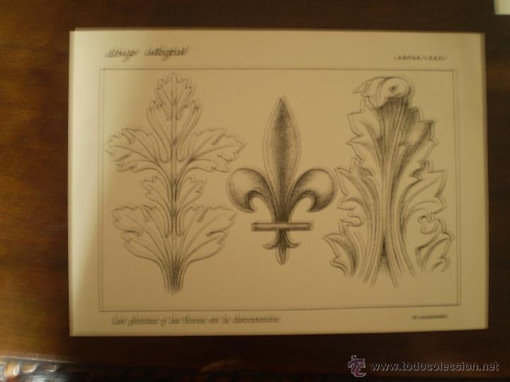 Kunst: DIBUJO INTEGRAL LAMINA 32 CON SELLO POR DETRAS