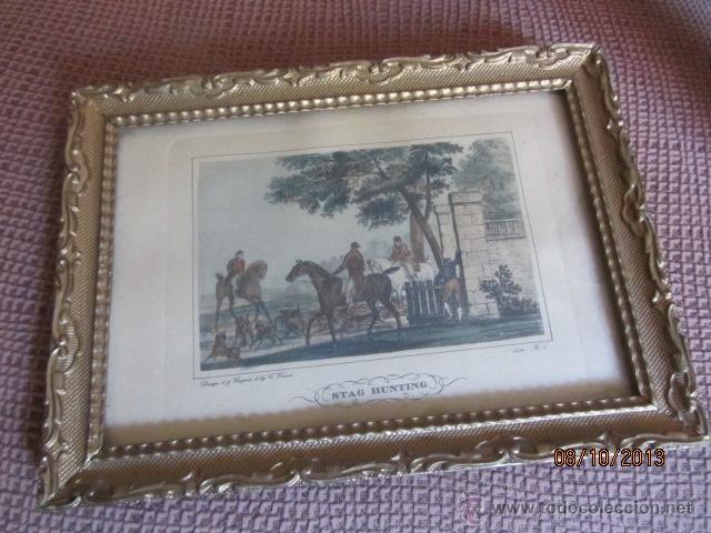 Art: cuadro con l&aacute;mina antigua 1882 n&uacute;mero 2. Medidas 20x15