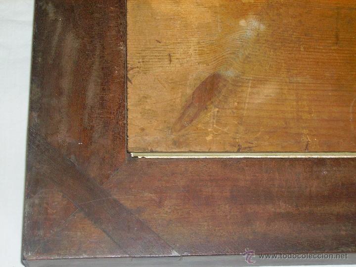 Arte: L&aacute;mina en marco de caoba - Foto 5