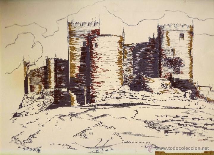 Art: lamina - castillos espa&ntilde;a n&ordm; 7 - la alcazaba / almeria - caveds / casen - a&ntilde;o 1967