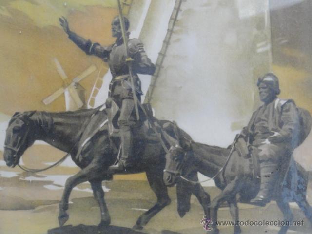 Arte: CUADRO - L&Aacute;MINA DON QUIJOTE DE LA MANCHA. - Foto 2