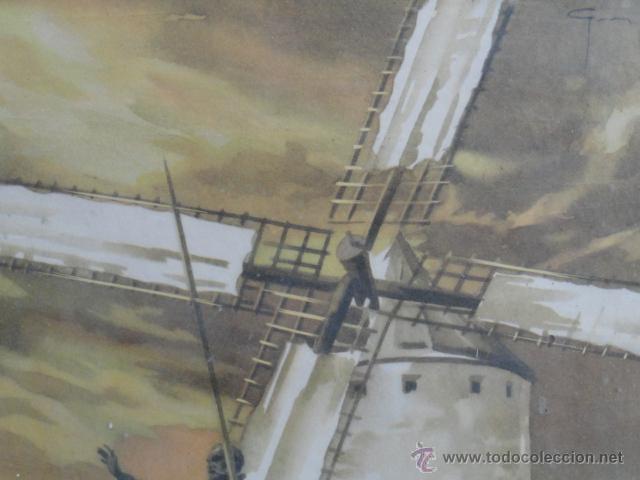 Arte: CUADRO - L&Aacute;MINA DON QUIJOTE DE LA MANCHA. - Foto 3