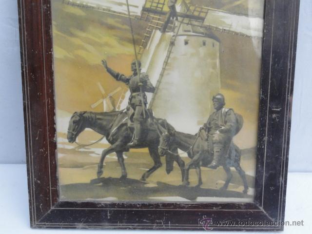 Arte: CUADRO - L&Aacute;MINA DON QUIJOTE DE LA MANCHA. - Foto 7