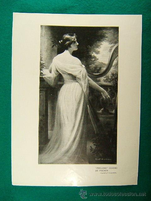 Art: PRELUDIO-CUADRO DE PISCHON-421-ILUSTRACION-1910...