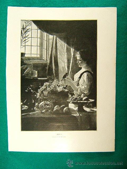 Art: RICO-CUADRO DE CHARLEMONT-426-ILUSTRACION-1910...