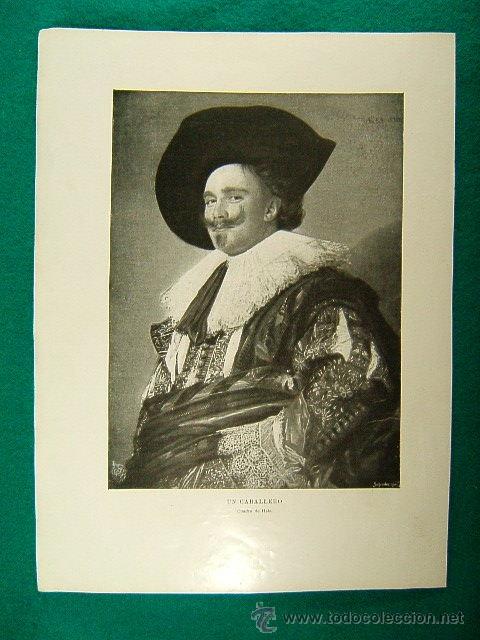 Art: UN CABALLERO-CUADRO DE HALS-432-ILUSTRACION-1910...