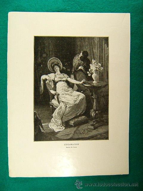 Art: VISITA A LOS POBRES-CUADRO DE HUGO OEHMICHEN-434-ILUSTRACION-1910...