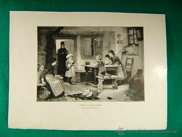 Art: VUELTA DEL TRABAJO-CUADRO DE GABRINI-435-LAMINA...