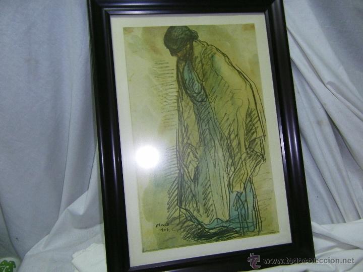 Kunst: LAMINA NUMERADA-FIRMADA-ENMARCADA-NONELL-A&Ntilde;O 1906
