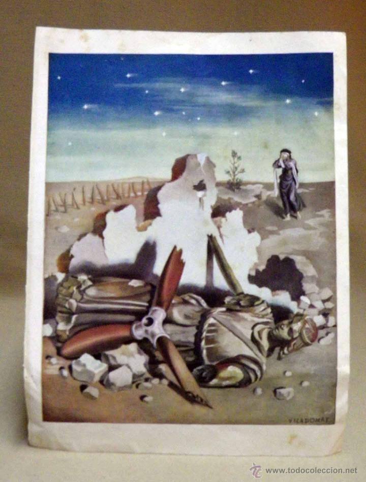 Art: LAMINA, DIBUJO, VILADOMAT, 1940, 20 X 27 CM