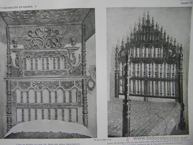 Kunst: camas s. XVII,pontevedra,palacio de linares,arte y decoracion en espa&ntilde;a,ref rob bols6