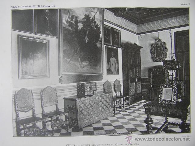 Kunst: castillo de los condes de perelada,gerona,interior,arte y decoracion en espa&ntilde;a,ref rob bols6