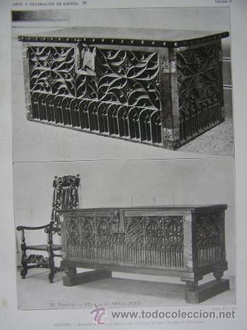 Kunst: castillo de los condes de perelada,gerona,arcones gotico,arte y decoracion en espa&ntilde;a,ref rob bols6