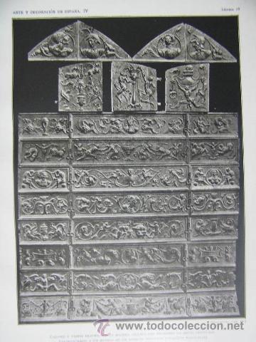 Arte: cajones y madera talleda siglo XVI,arte y decoracion en espa&ntilde;a,ref rob bols6