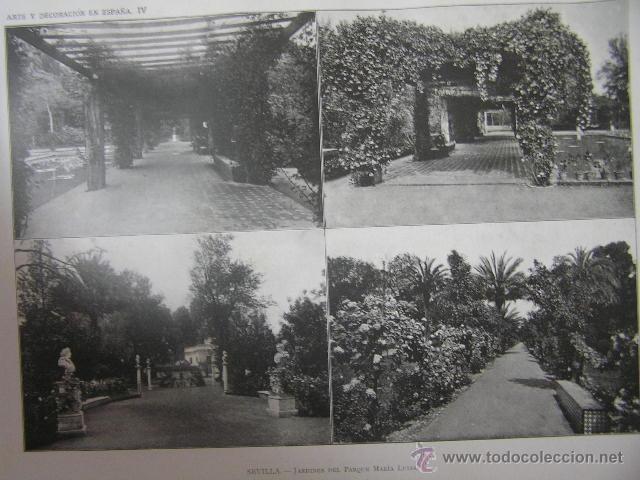 Arte: jardines parque maria luisa,sevilla,arte y decoracion en espa&ntilde;a,ref rob bols6