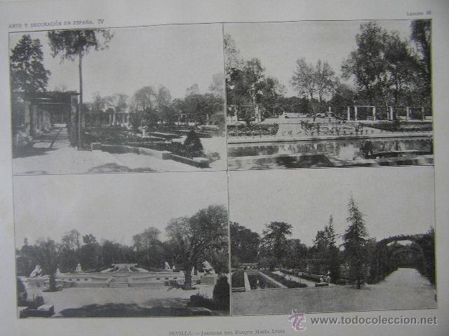 Arte: jardines parque maria luisa,sevilla,arte y decoracion en espa&ntilde;a,ref rob bols6