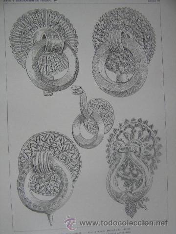 Art: sitjes,dibujos aldabones ,cau ferrat,casa rusi&ntilde;ol,arte y decoracion en espa&ntilde;a,ref rob bols6