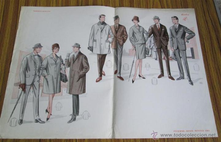 Arte: Lamina de moda hombre - Invierno 1963 - Foto 1