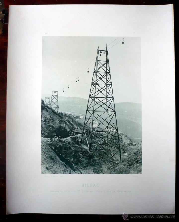 Art: ORCONERA IRON LUCHANA BILBAO FOTOTIPIA ORIGINAL DE HAUSER Y MENET 1894 -25,5X32-