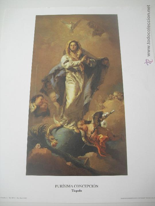 Kunst: Lamina Pur&iacute;sima Concepci&oacute;n Tiepolo. Ref. MP-12.  30 x 24 cm