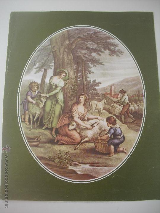 Kunst: Lamina Escena pastoril. 30 x 24 cm