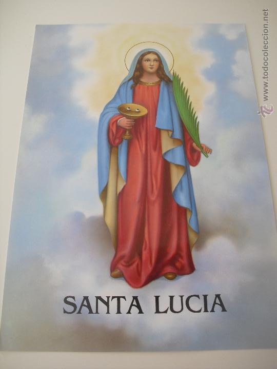 Kunst: Lamina Santa Lucia. 30 x 21 cm