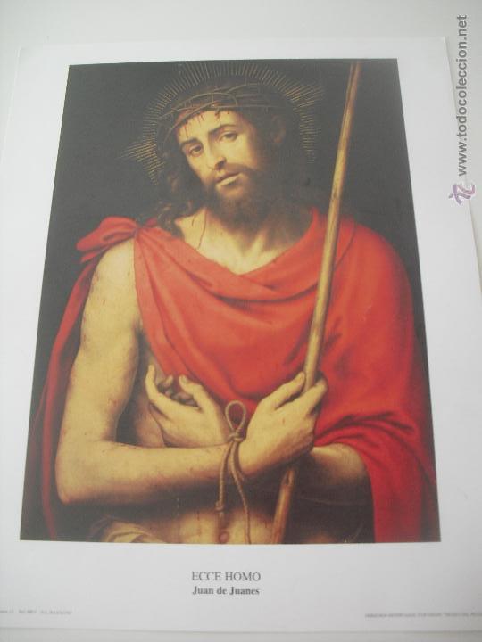Kunst: Lamina Cristo de Juan de Juanes..Ref. Mp -9. 30 x 24 cm