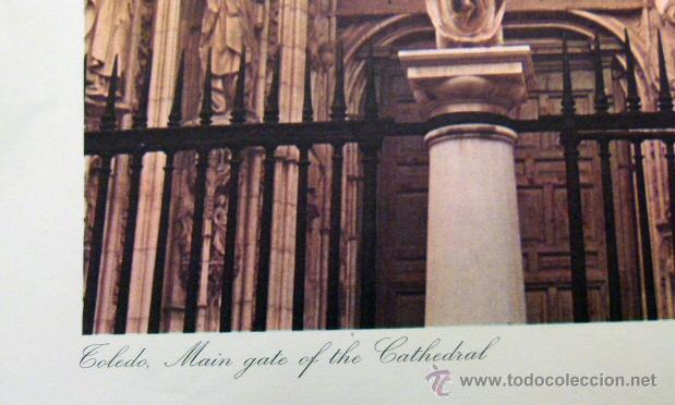 Arte: Puerta de la Catedral de Toledo 1959 - Foto 2