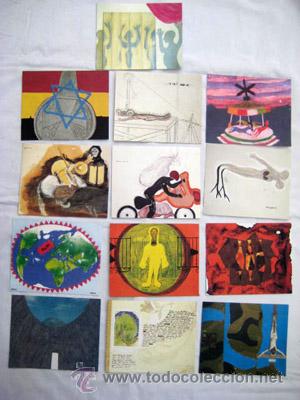 Arte: L&aacute;minas : 13 DIBUJOS DE EVARISTO BELLOTTI. 1992 - Foto 1