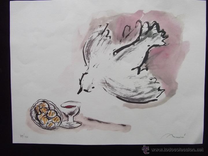 Kunst: lamina de josep maria avila marine firmada y numerada 37 cm x 27 cm