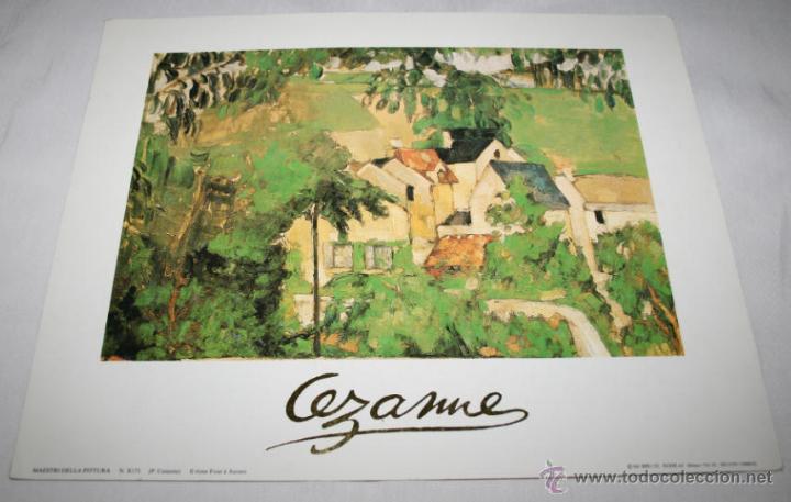 Art: BONITA LAMINA IMPRESA POR EGIM, MILAN, ITALIA - CEZANNE