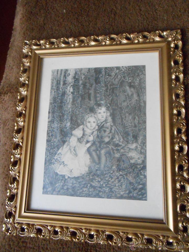 Arte: L&aacute;mina enmarcada -a&ntilde;o 1957- - Foto 1