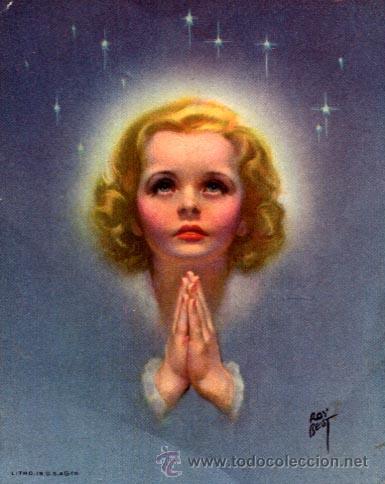 Arte: Roy Best / Lamina tema infantil / A&ntilde;os 30/40 / 12,7 x 10,2