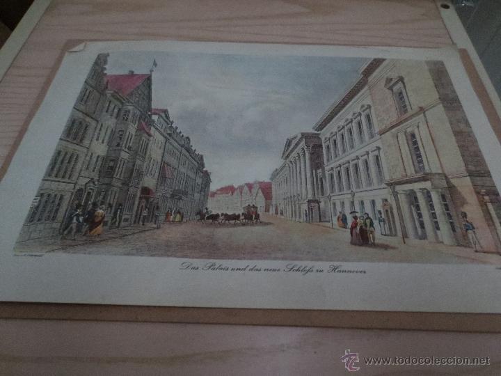 Kunst: antigua lamina. hannover