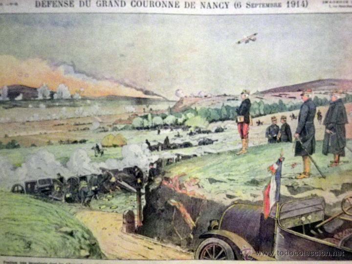 Arte: LAMINA ANTIGUA, IMAGERIE QUANTIN, SERIE 21, N&ordm; 12, 1920s, DEFENSA DE NANCY, WW1