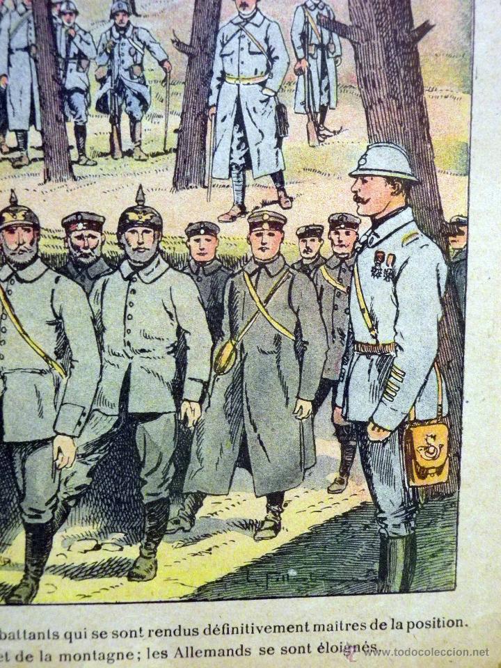 Arte: LAMINA ANTIGUA, IMAGERIE QUANTIN, SERIE 21, N&ordm; 17, 1920s, L'HARTMANNSWILLER, WW1