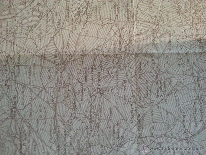 Arte: antiguo gran mapa militar de estudios tacticos, - Foto 3