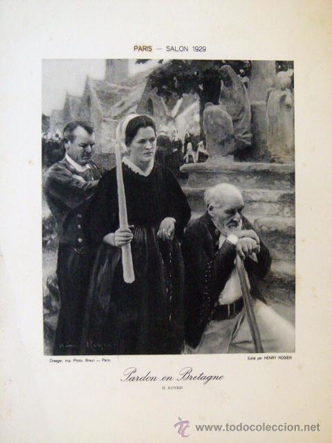 Art: ANTIGUA LAMINA DEL SALON DE PARIS 1929