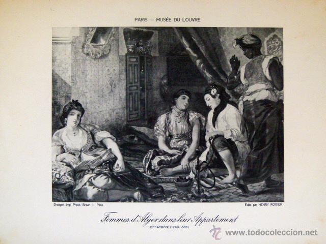 Art: Antigua Lamina del Musee du Louvre a&ntilde;os 20 23X17