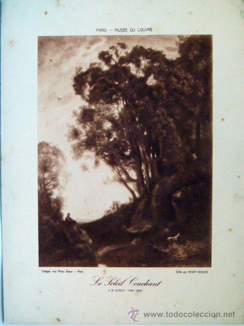 Arte: Antigua l&aacute;mina del Musee du Louvre