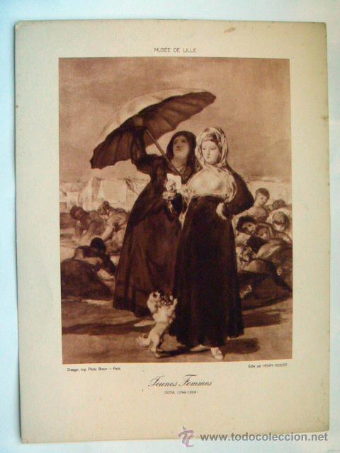 Arte: Antigua L&aacute;mina del Musee du Lille - Foto 1