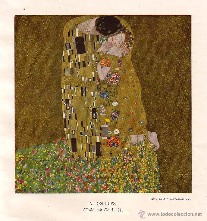 Bolsa De Lino. Lagrimas De Oro. Gustav Klimt. El Beso. Dama | Envío Gratis